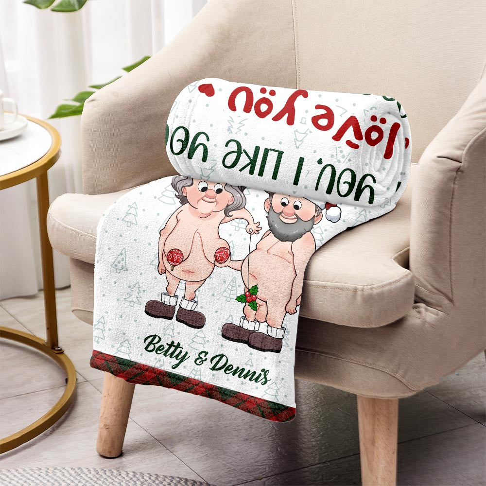 I’m Growing Old With You - gift for husband, wife - Personalized Blanket