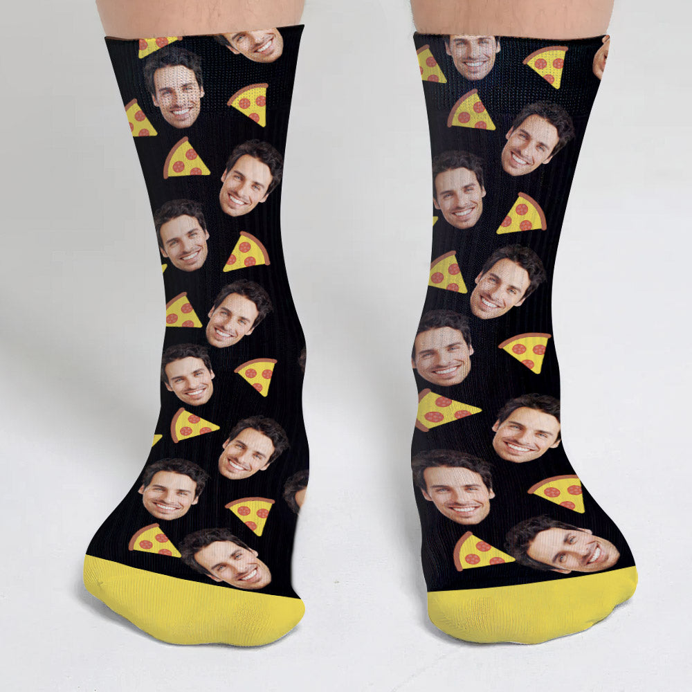 Funny Icon Pattern - Personalized Father Socks
