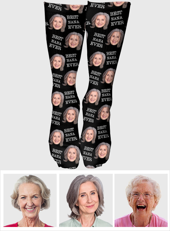 Chaussettes personnalisées pour grand-mère