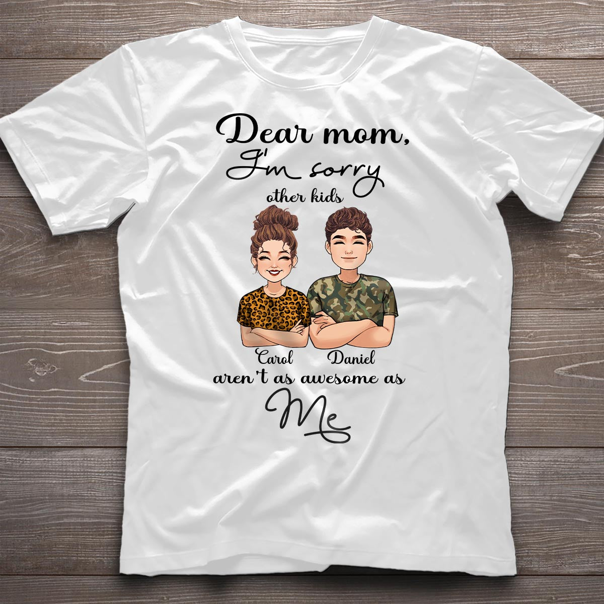 Dear Mom - Personalized Mother T-shirt And Hoodie