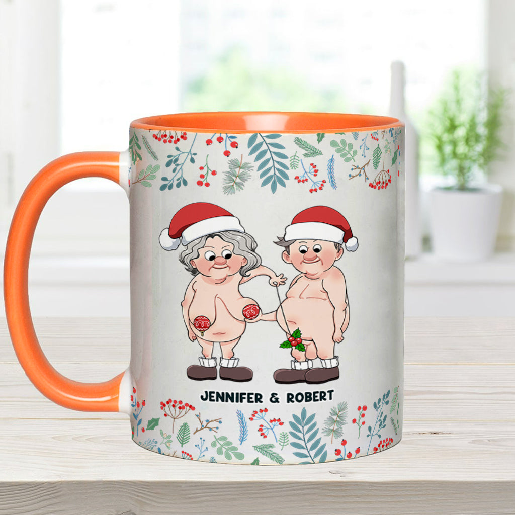 I Want To Grow Old With You - Personalized Couple Accent Mug