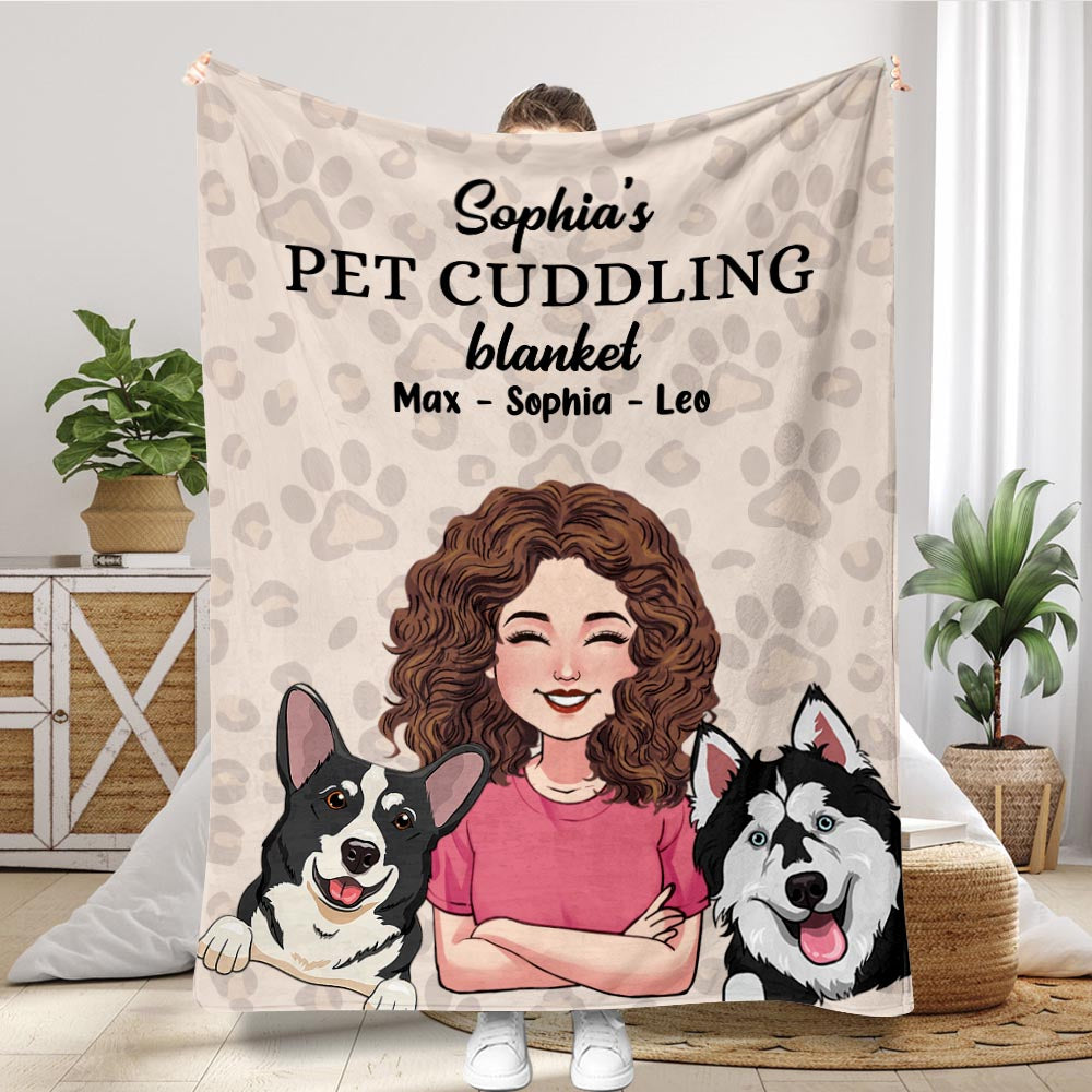Kuscheldecke für Haustiere – Geschenk für Katzenliebhaber – Personalisierte Decke