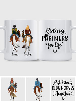 Riding Partner For Life - Personalized Horse Mug