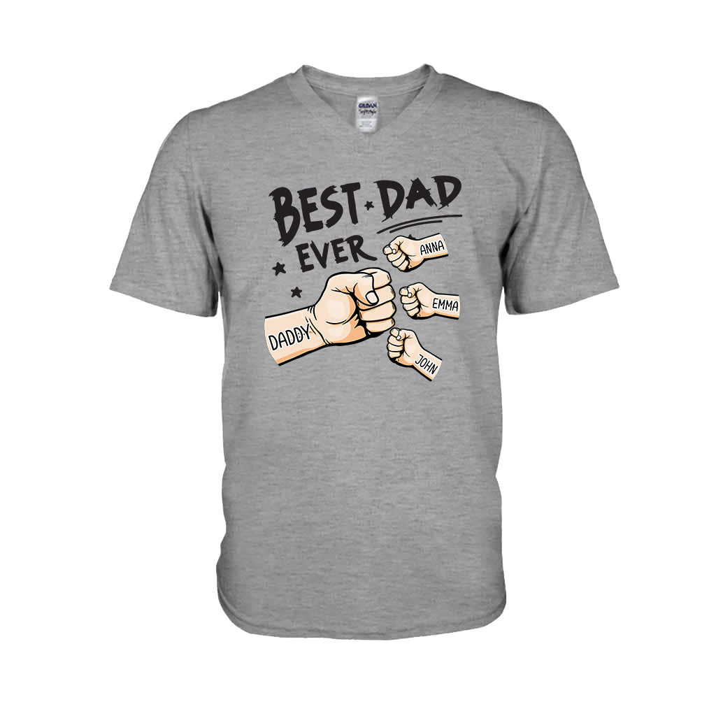 Best Dad Ever - Personalized Father T-shirt And Hoodie