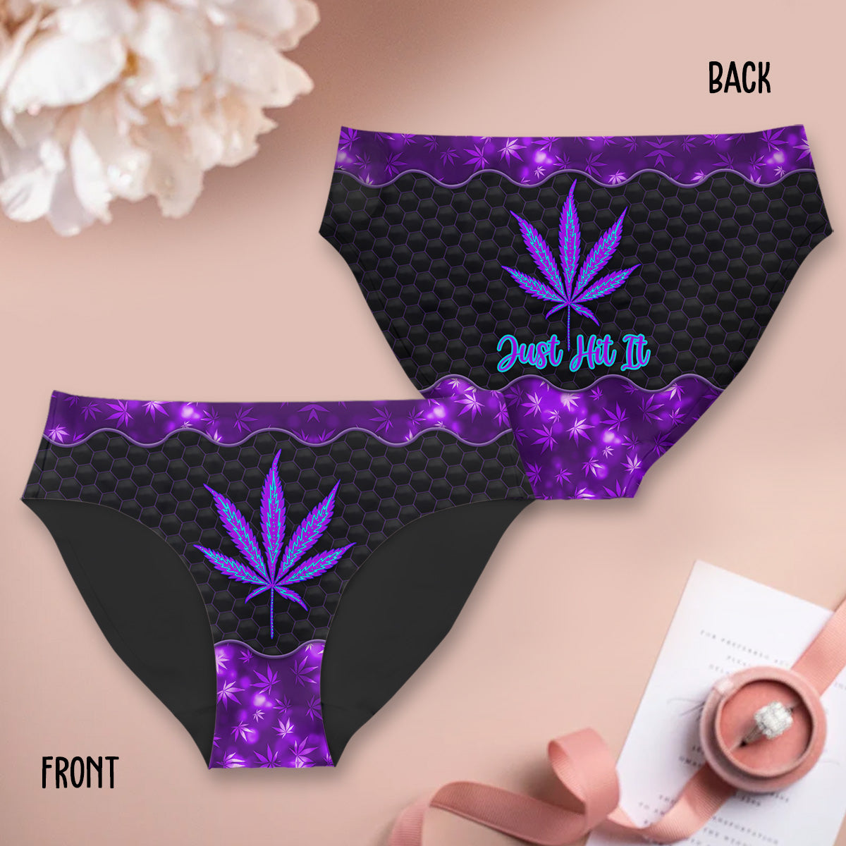 Just Hit It - Weed Damenslips