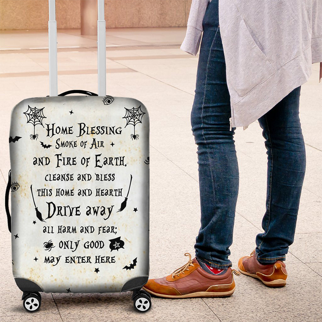 Home Blessing - Personalized Witch Luggage Cover