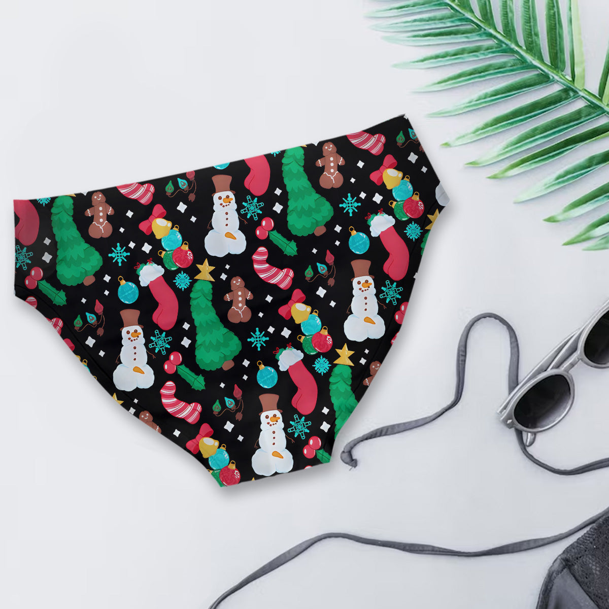 All I Want For Christmas - Personalized Couple Women Briefs