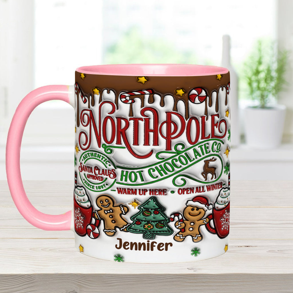 Heiße Schokolade vom Nordpol - Personalisierter Weihnachtsbecher