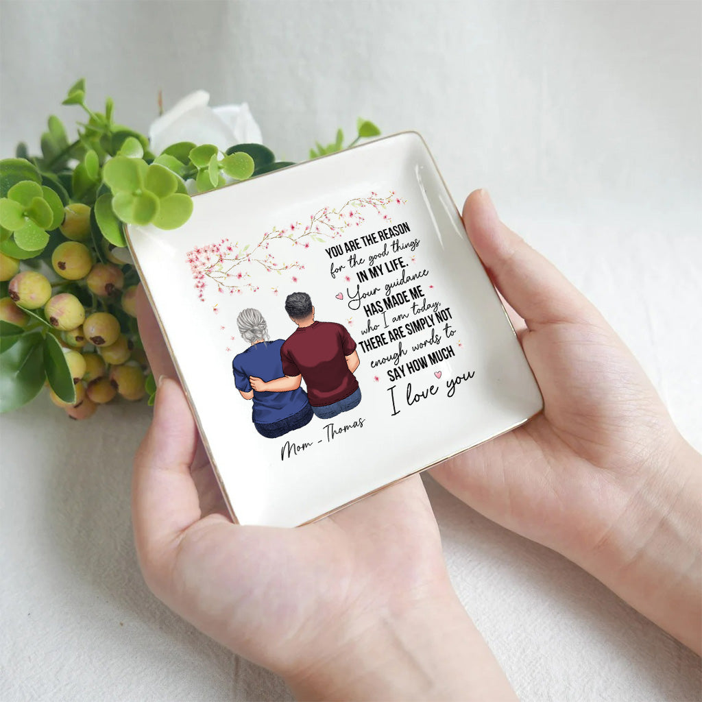 You Are The Reason - Gift for mom, grandma - Personalized Jewelry Dish