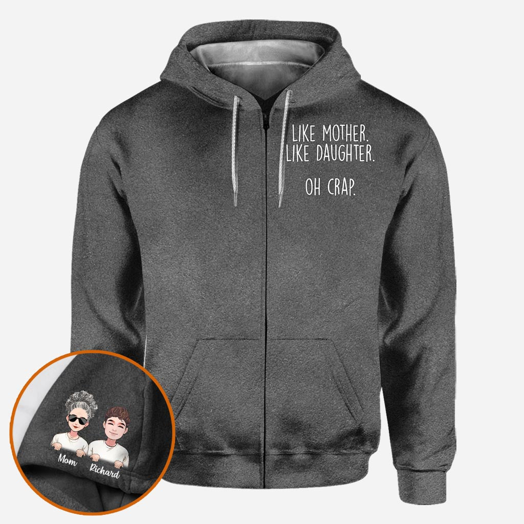 Like Mother Like Daughter - Gift for mom, daughter, son, toddler - child (2- 16 year) - Personalized All Over Shirt