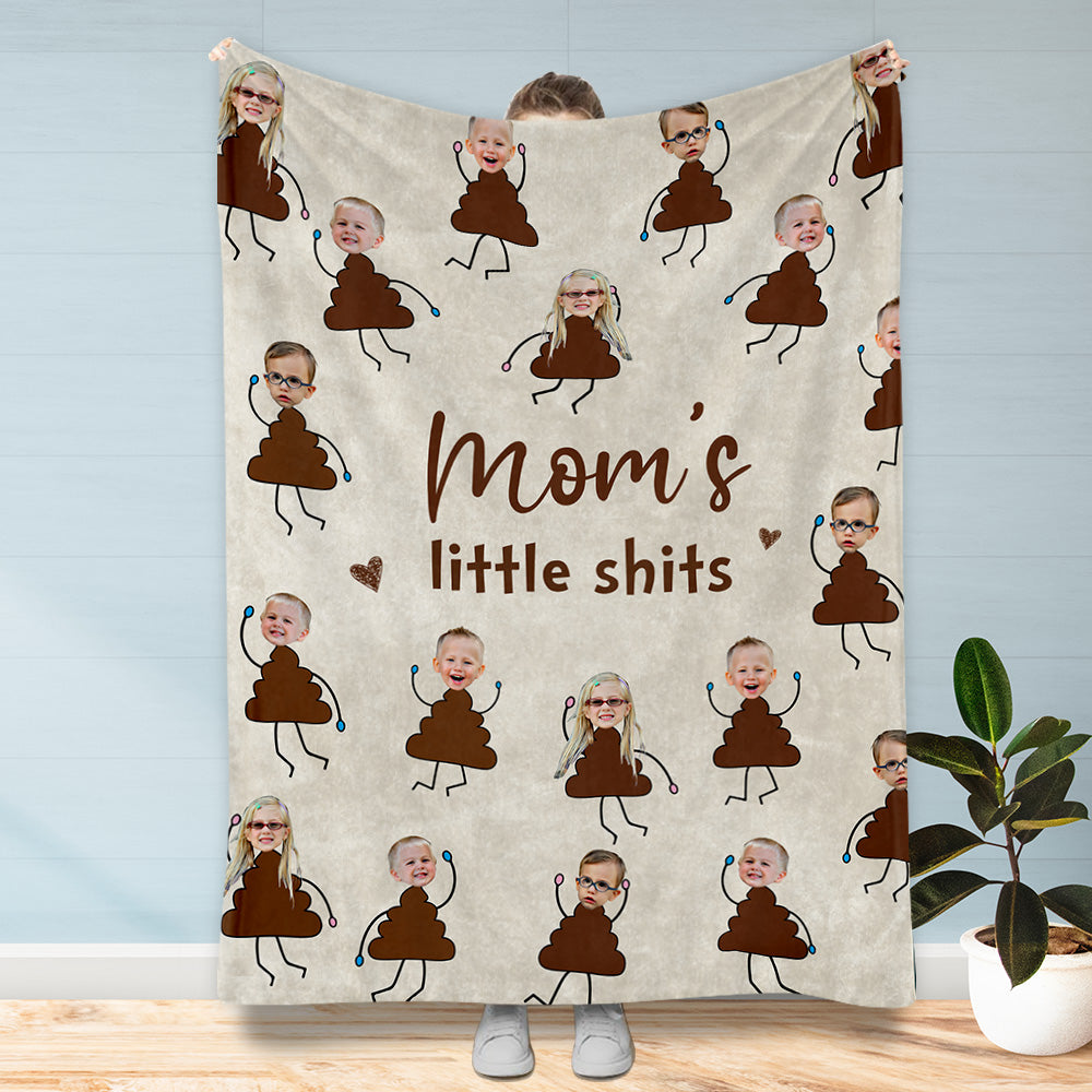 Grandma's Little Cuties - Gift for grandma, mom, dad, grandpa - Personalized Blanket