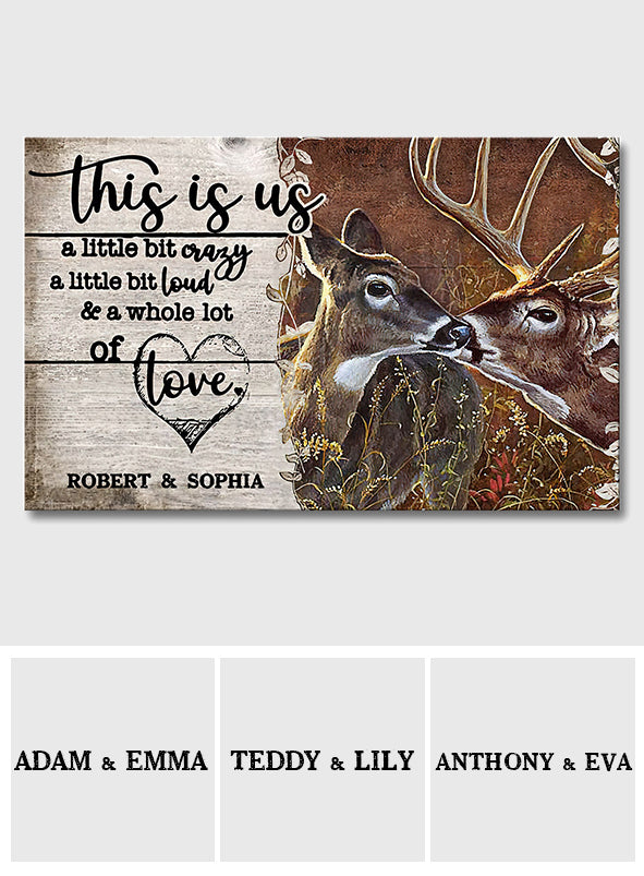 Das sind wir – Personalisierte Jagd-Leinwand und Poster