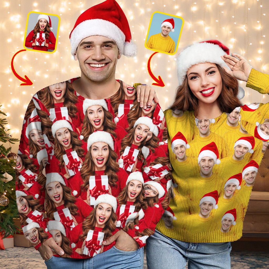 Joyeux Noël - Pull de Noël moche personnalisé