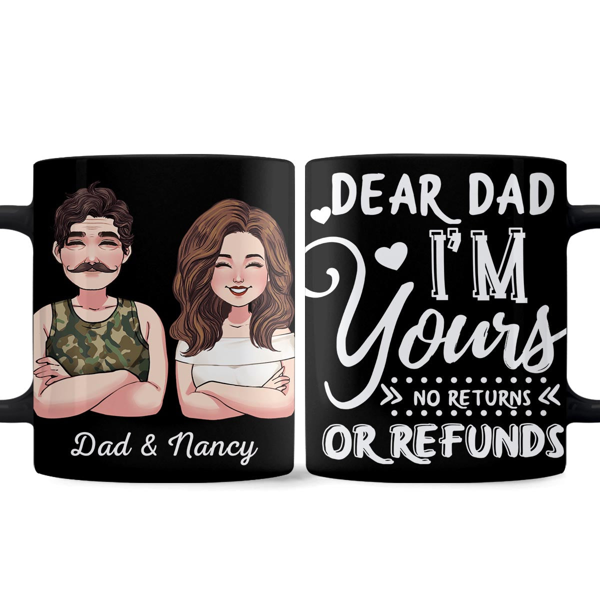 Dear Mom Dear Dad I'm Yours - Gift for mom, dad - Personalized Mug