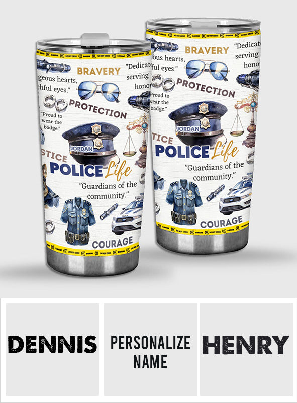 Policier - Gobelet personnalisé pour policier