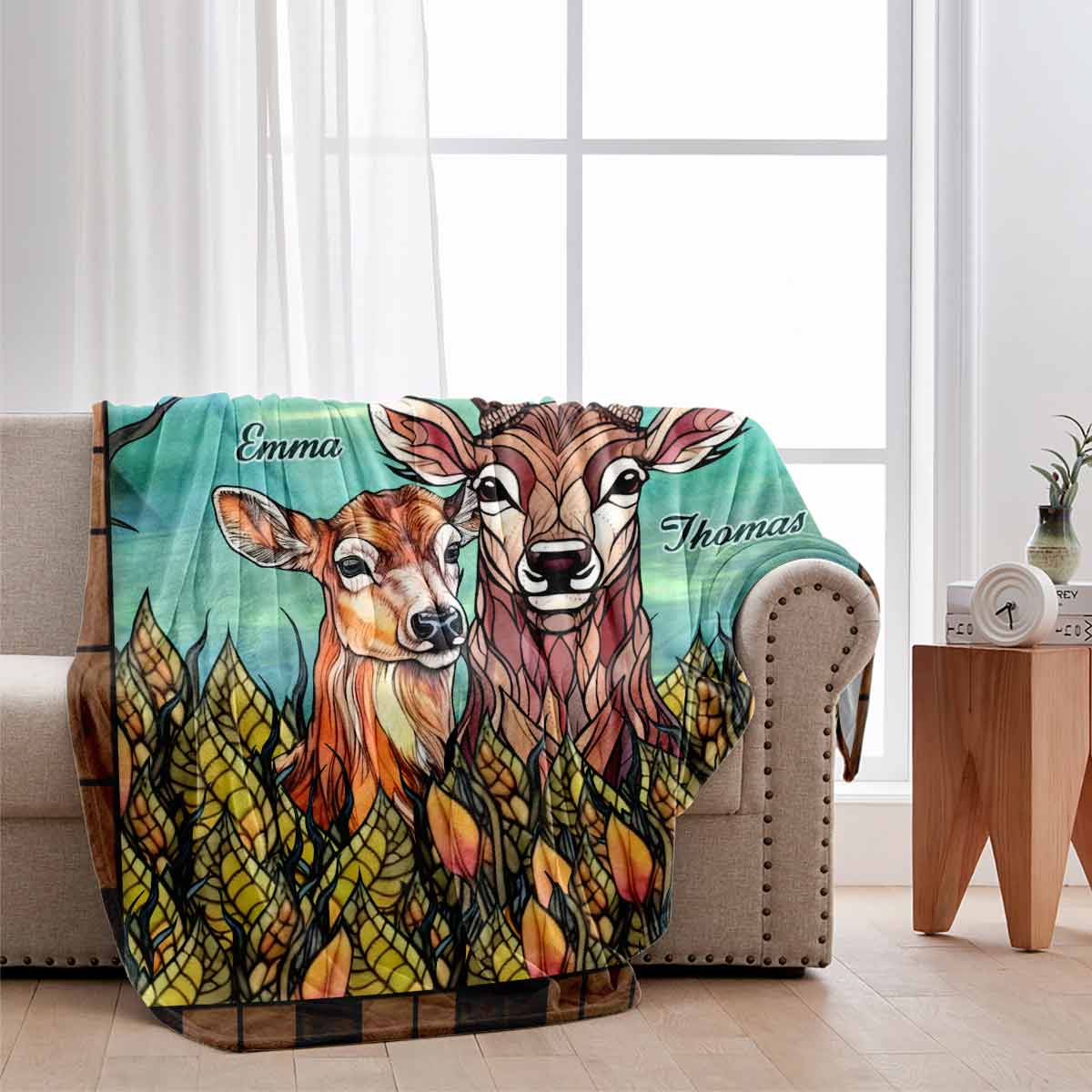 Du und ich, wir schaffen das – Personalisierte Jagddecke