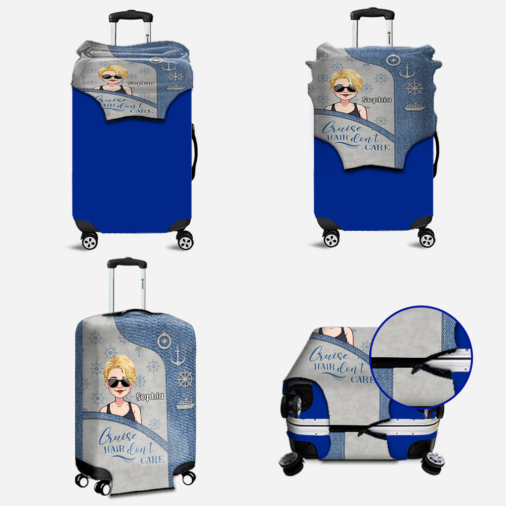 Cheveux de croisière, on s'en fiche ! - Housse de bagage personnalisée pour croisière