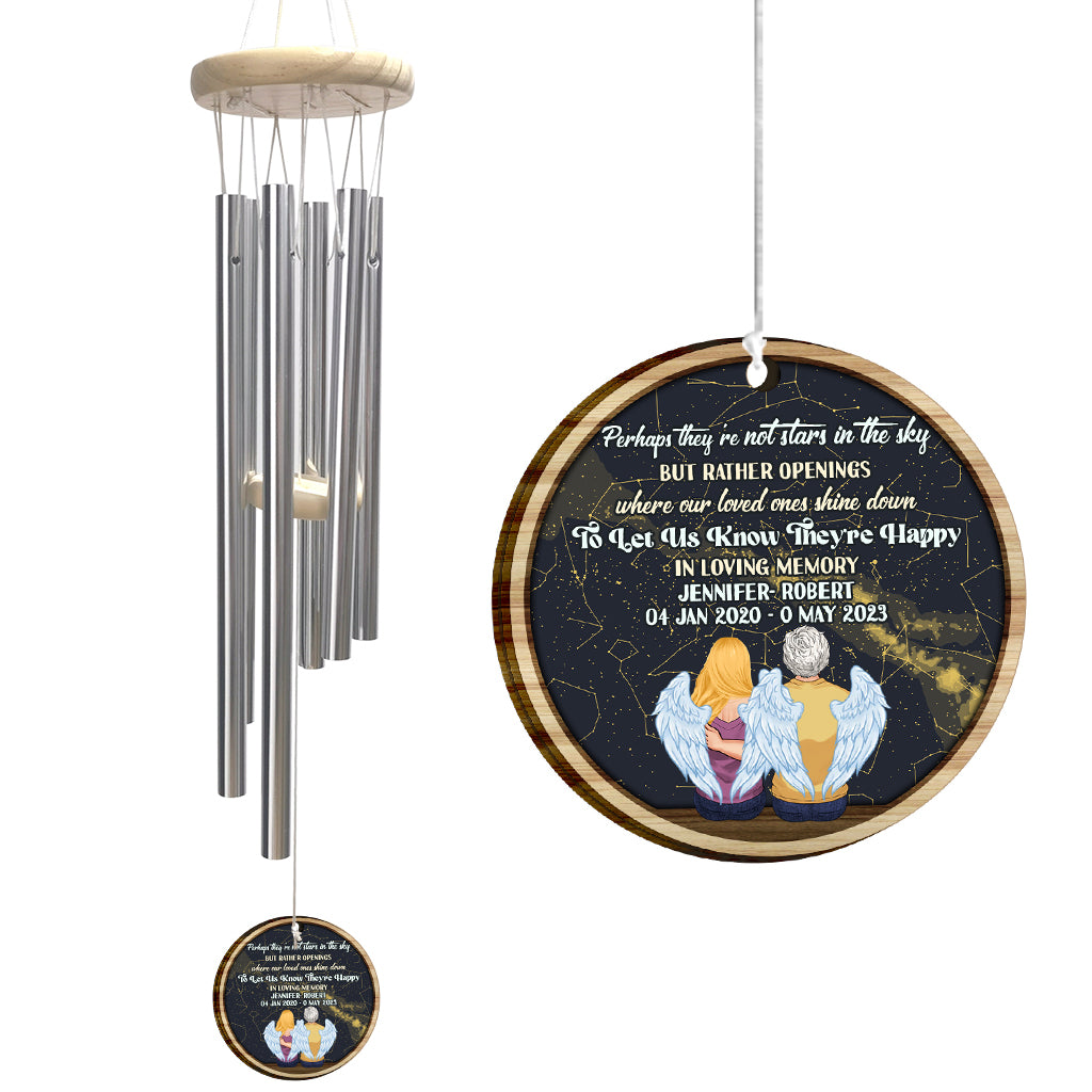 When I Look At The Stars - Personalized Memorial Wind Chime