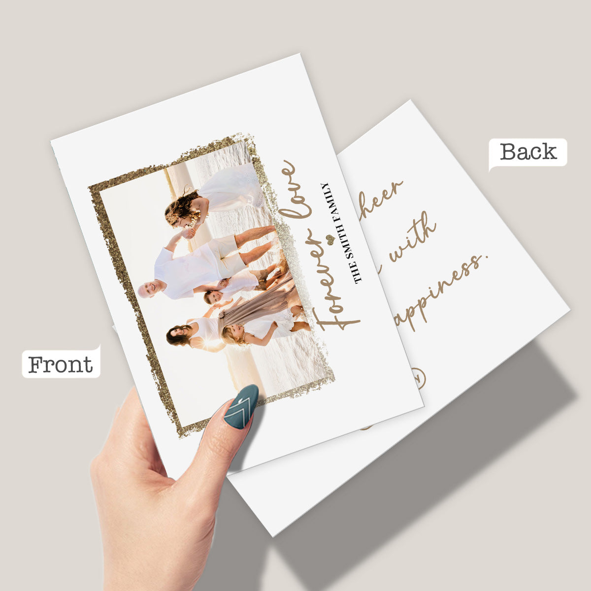 Forever Love - Personalized Greeting Card