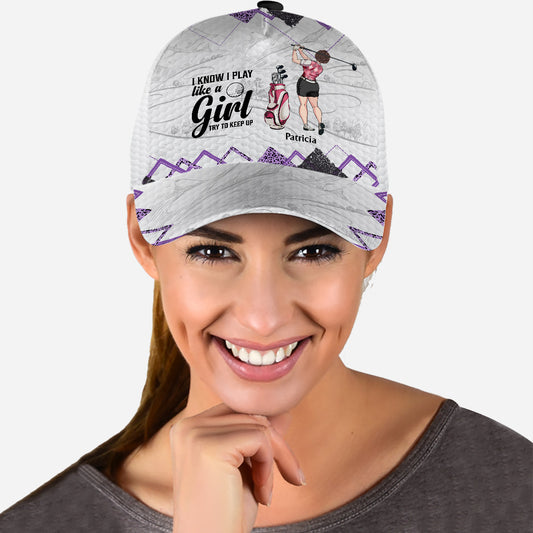 Golf Instruction - Golf gift for her, girlfriend, wife, daughter - Personalized Classic Cap