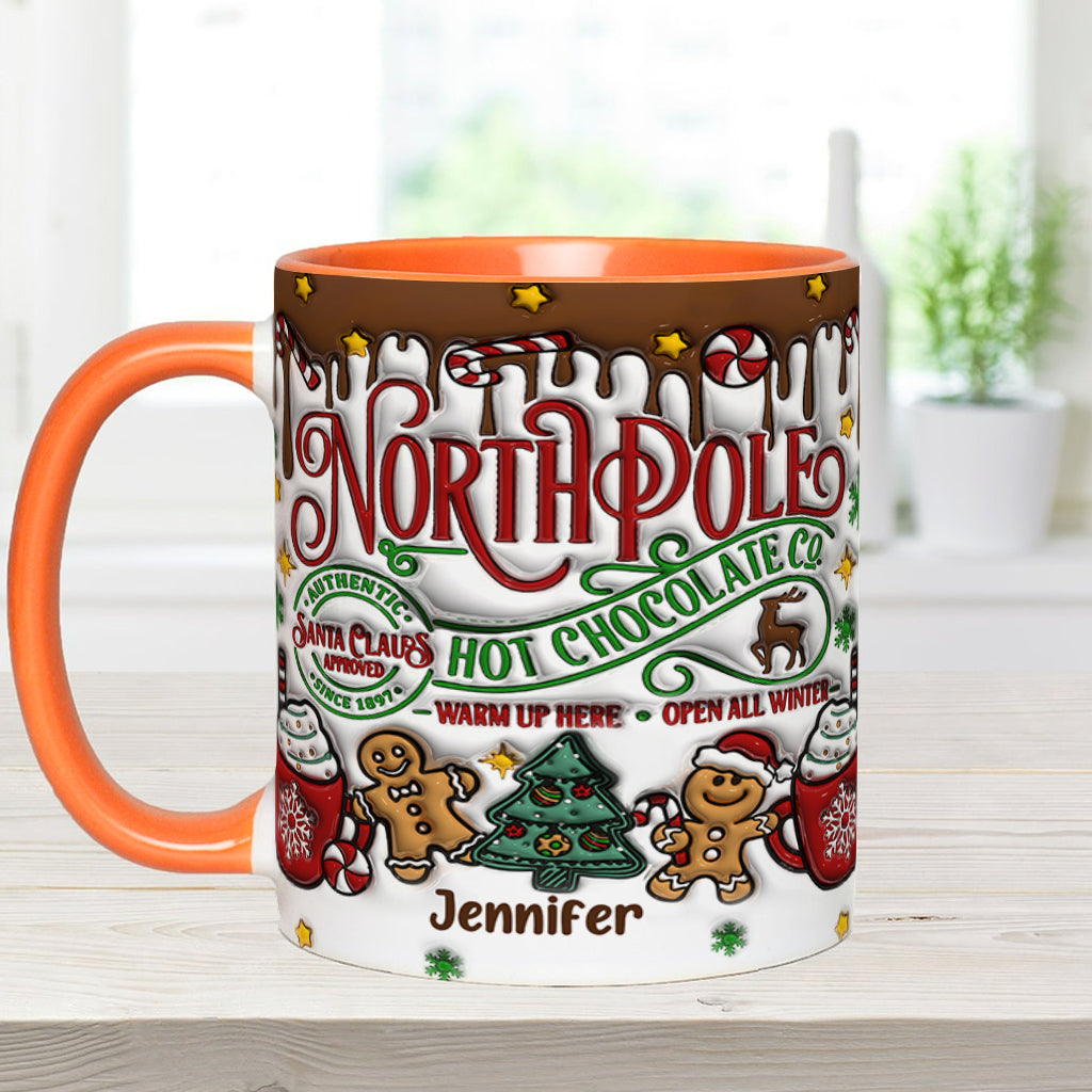 Heiße Schokolade vom Nordpol - Personalisierter Weihnachtsbecher