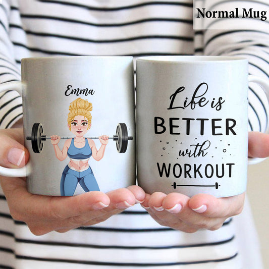 Das Leben ist besser mit Sport – personalisierter Fitnessbecher