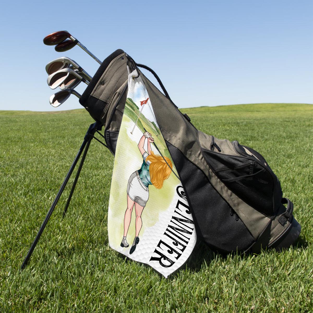 My Lucky Golf Cap - Personalized Golf Golf Towel