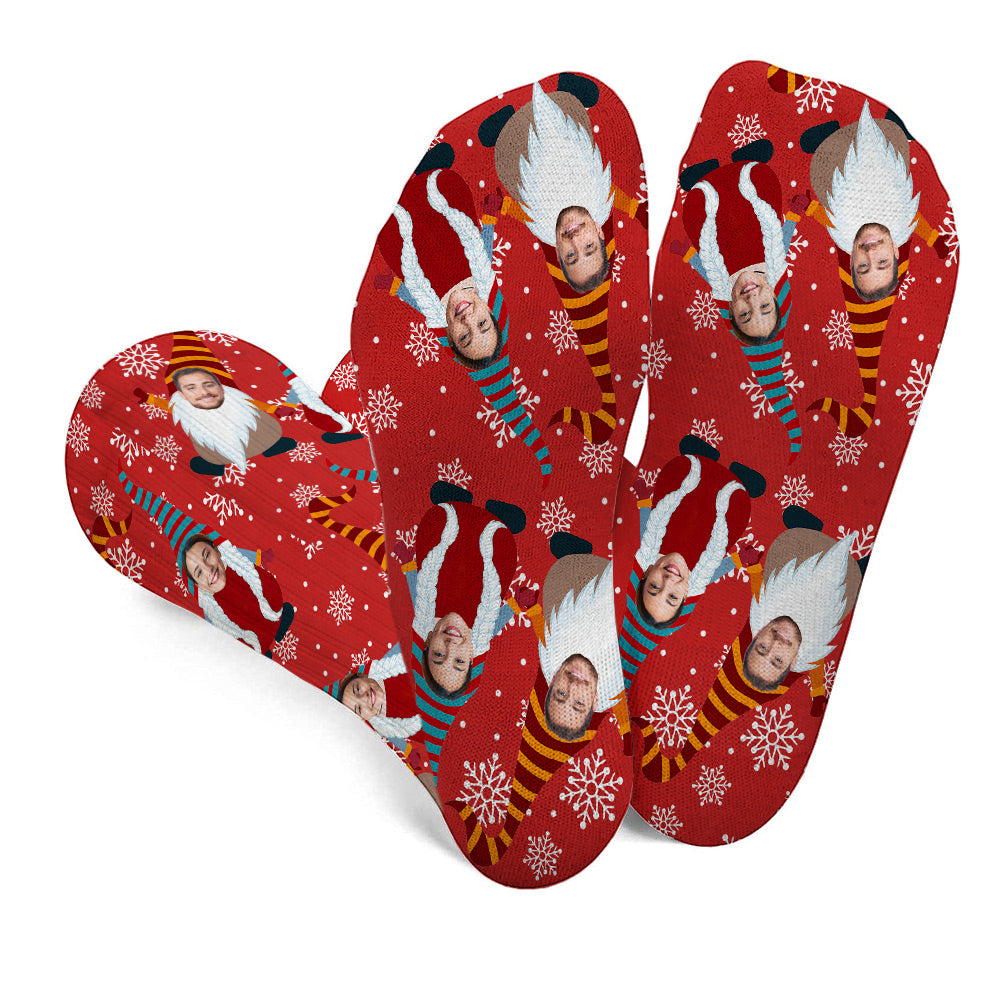 Merry Christmas - Personalized Couple Socks