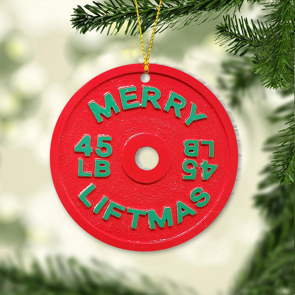 Joyeux Liftmas - Ornement de fitness personnalisé