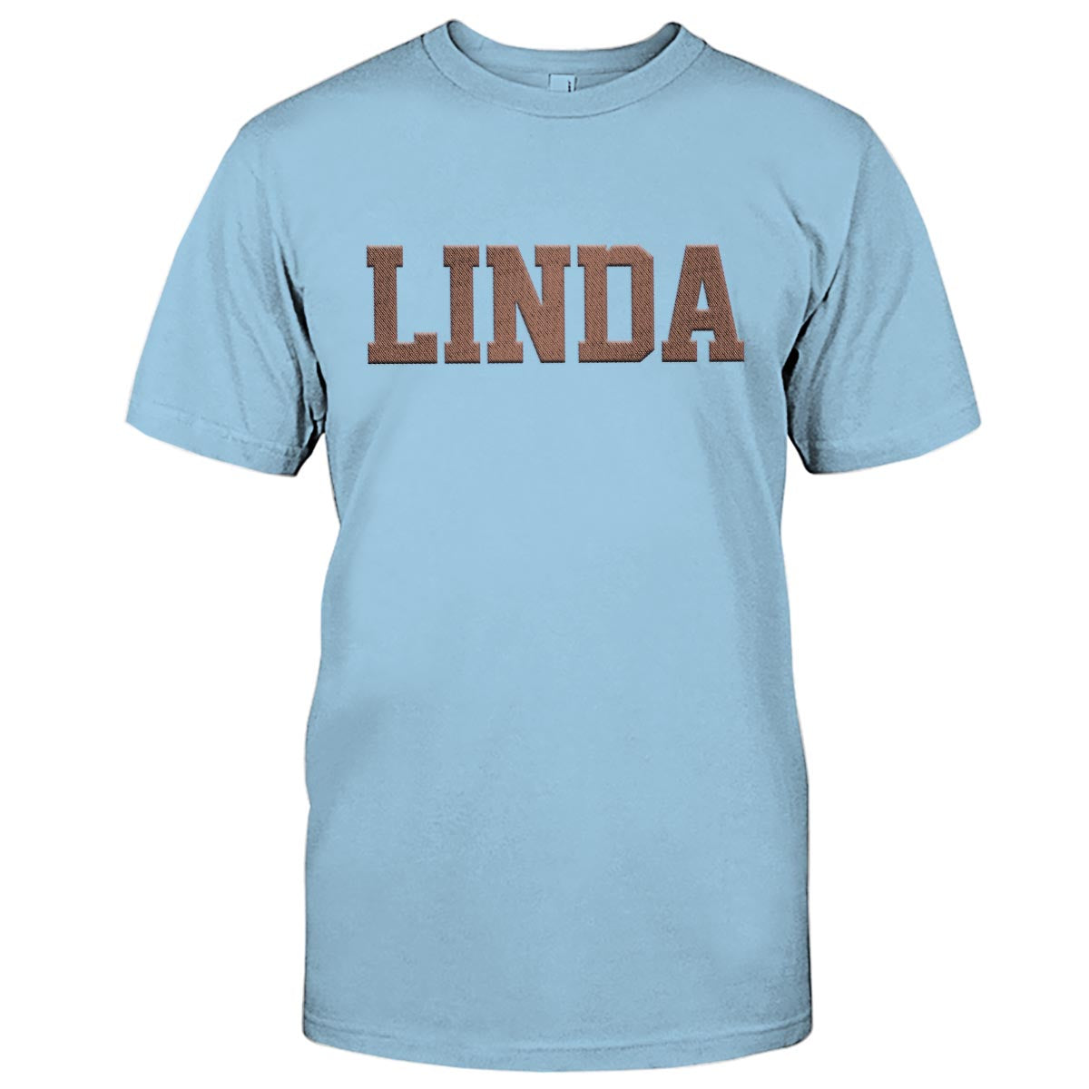 T-shirt brodé personnalisé avec nom - Bestie