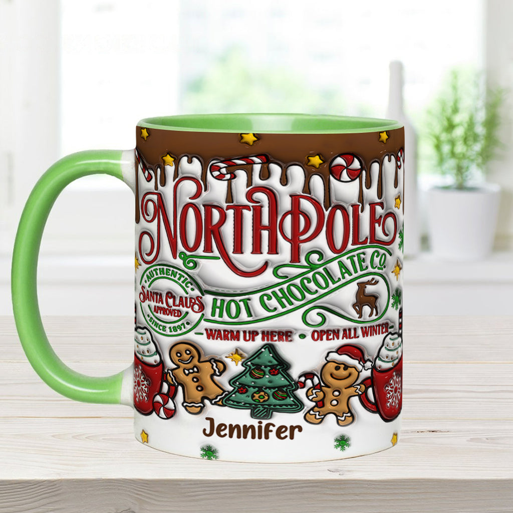 Heiße Schokolade vom Nordpol - Personalisierter Weihnachtsbecher
