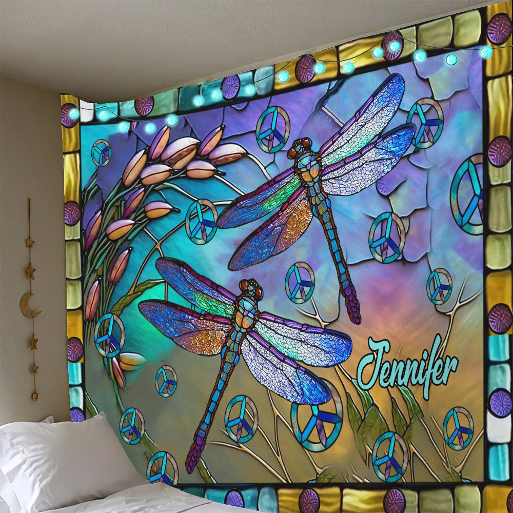 Âme Hippie - Tapisserie murale hippie personnalisée