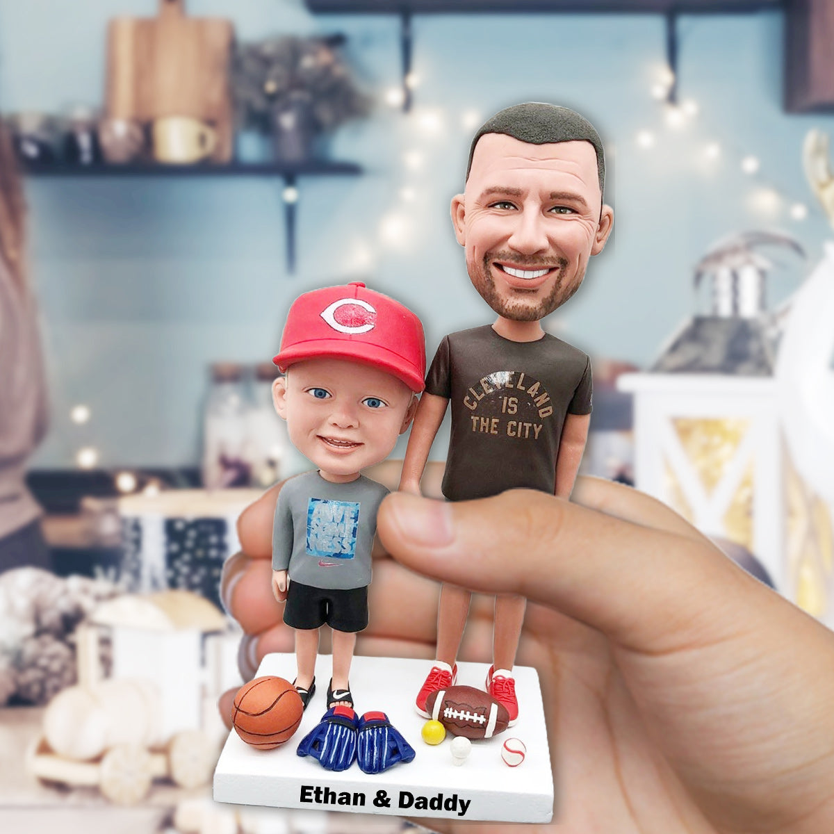 Custom Father Bobblehead - Personalized Father Bobblehead