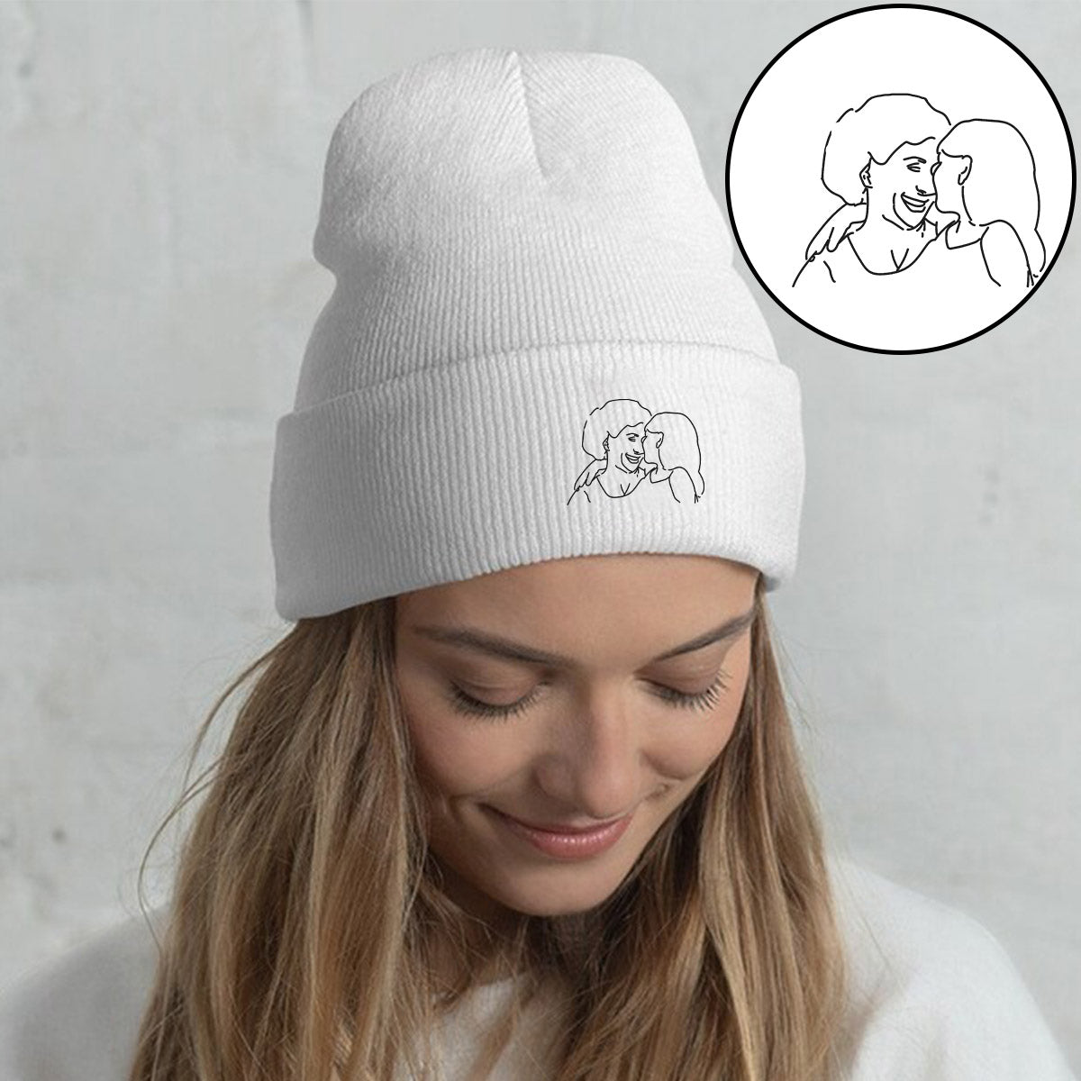 Bedruckte Oma-Mütze mit Foto – Personalisierte Mütze