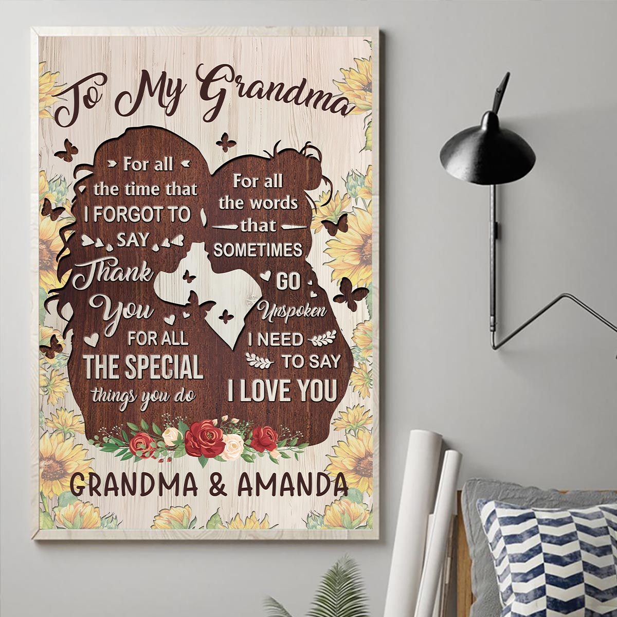 You Are The Kindest - Gift for mom, grandma, daughter, granddaughter, sister, aunt - Personalized Canvas And Poster