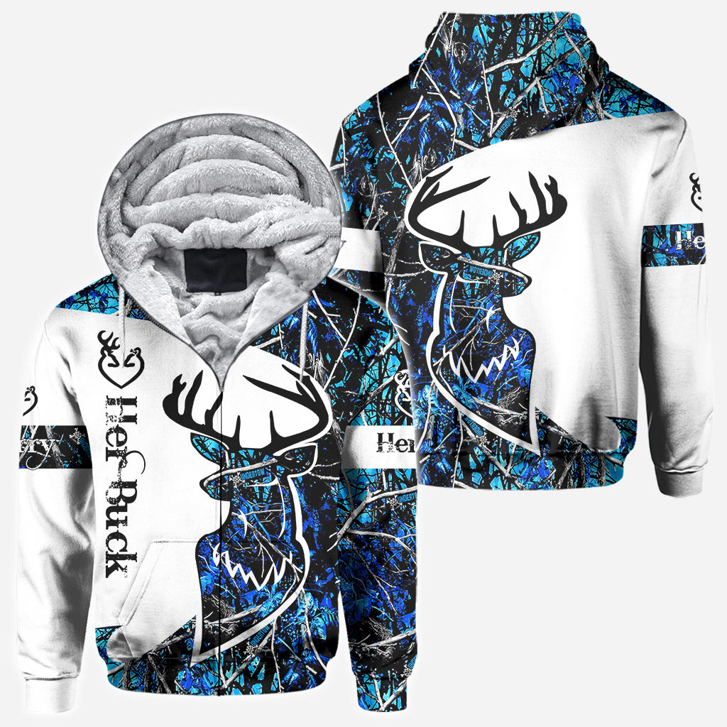 His Buck Her Doe - Personalized Hunting All Over Shirt