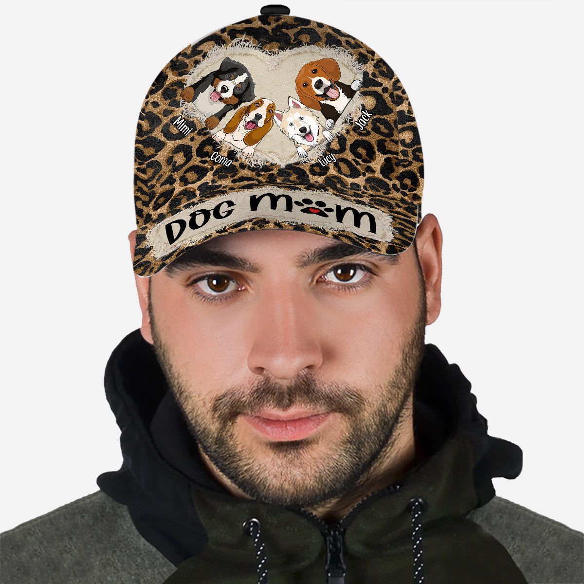 Maman de chien - Casquette classique personnalisée pour chien