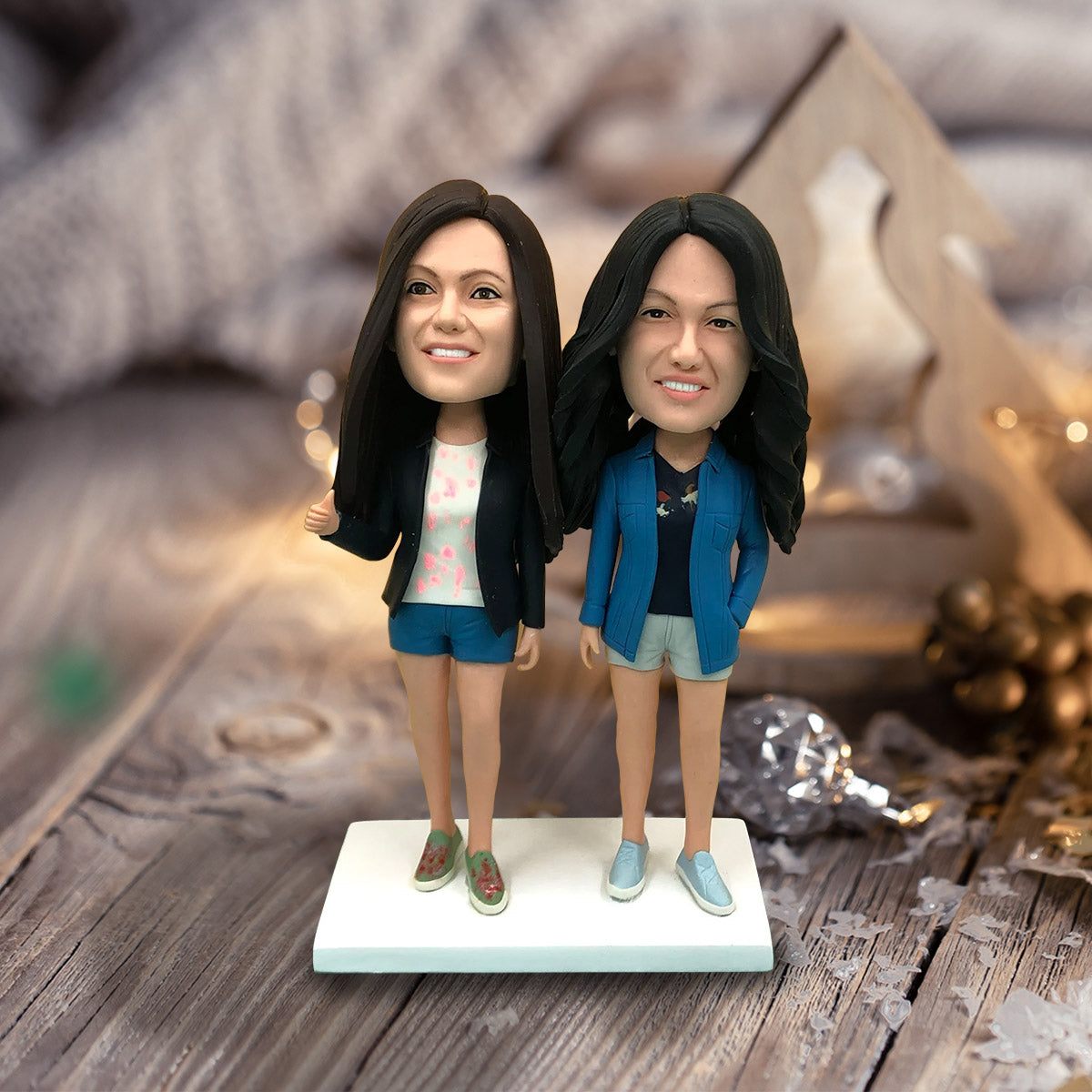 Individuelle Figur – Personalisierte Wackelkopffigur für die beste Freundin