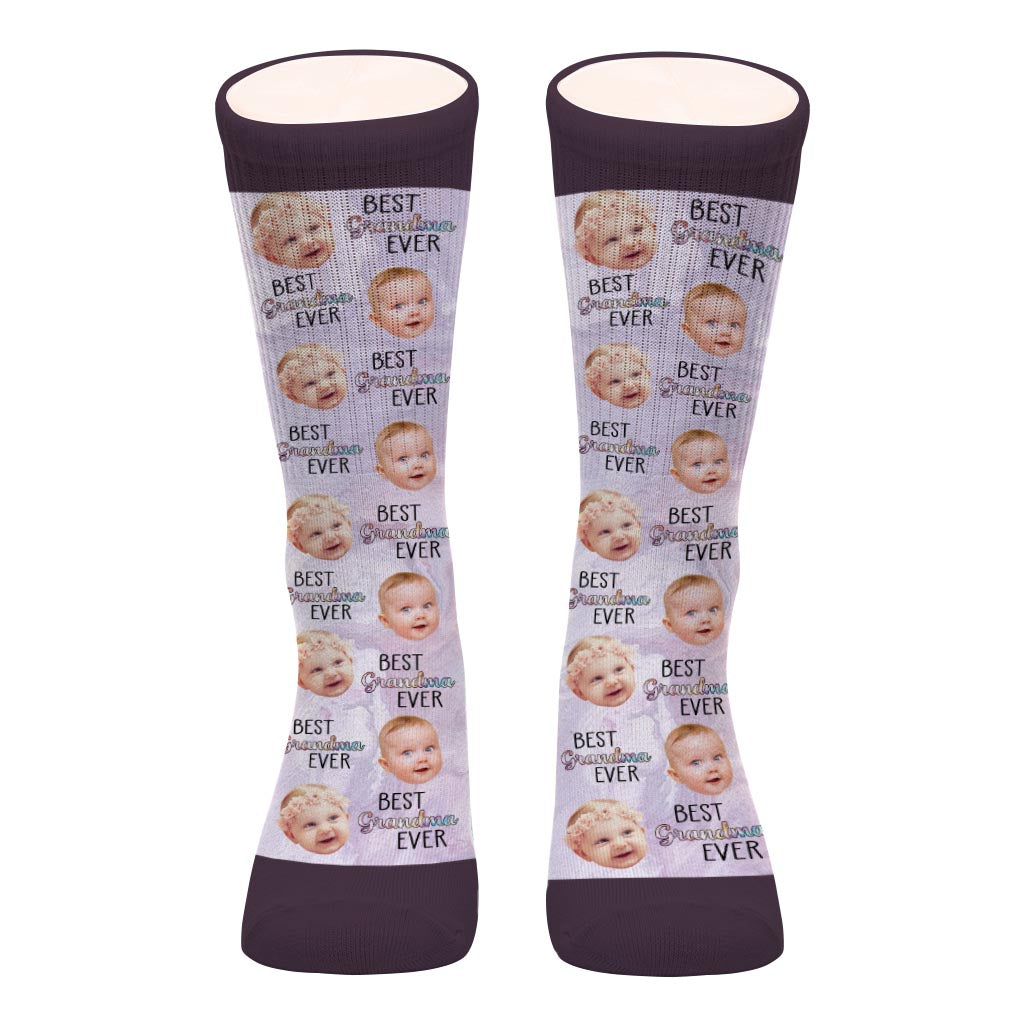 Best Grandma Mom Ever - Gift for mom, mom, grandma, aunt - Personalized Socks