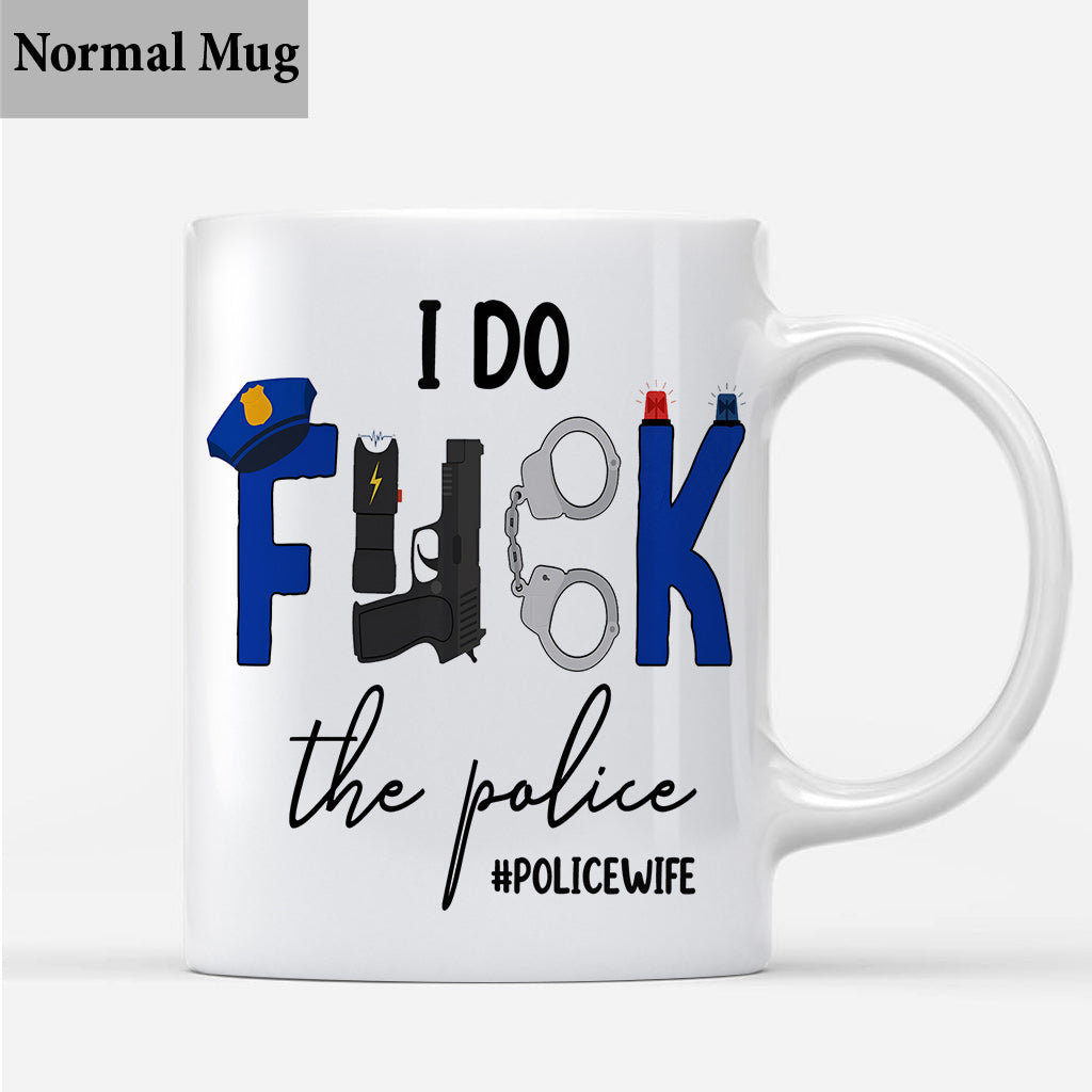 I Do Love The Police - Personalized Couple Mug