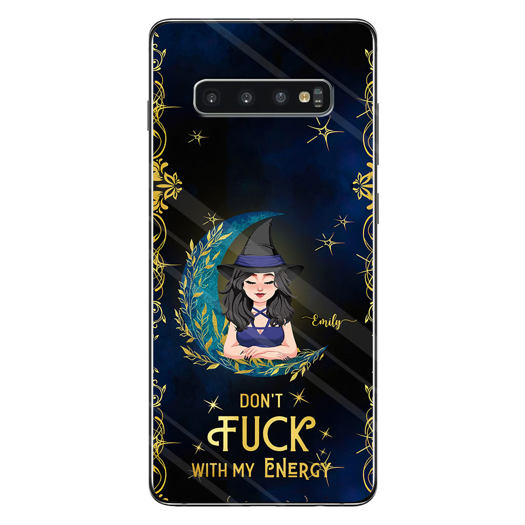 Don't F With My Energy - Personalized Witch Phone Case