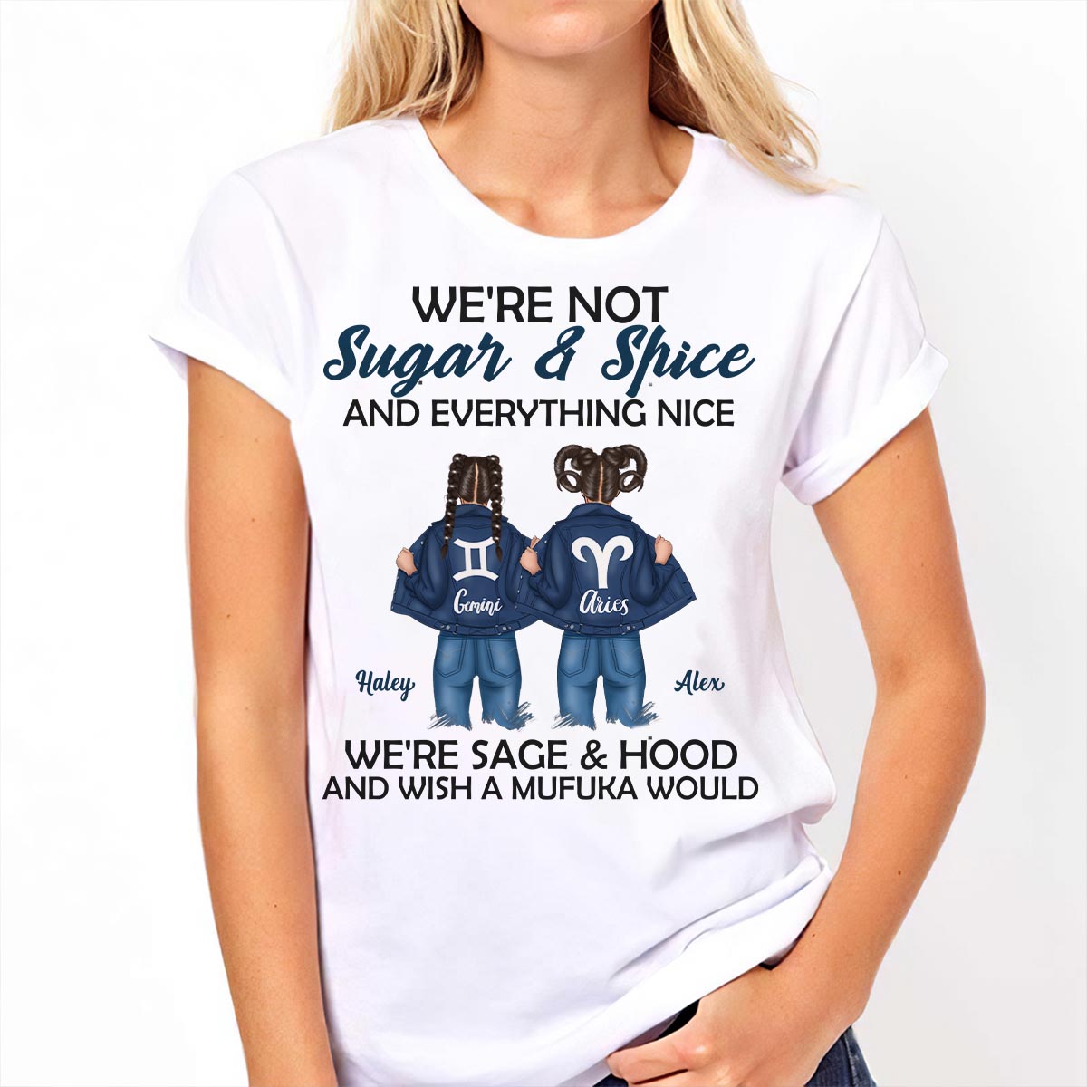 Trouble Together - Personalized Bestie T-shirt And Hoodie