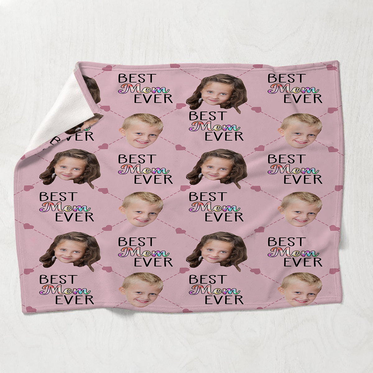 Best Grandma Mom Ever - Gift for grandma, mom, grandma - Personalized Blanket