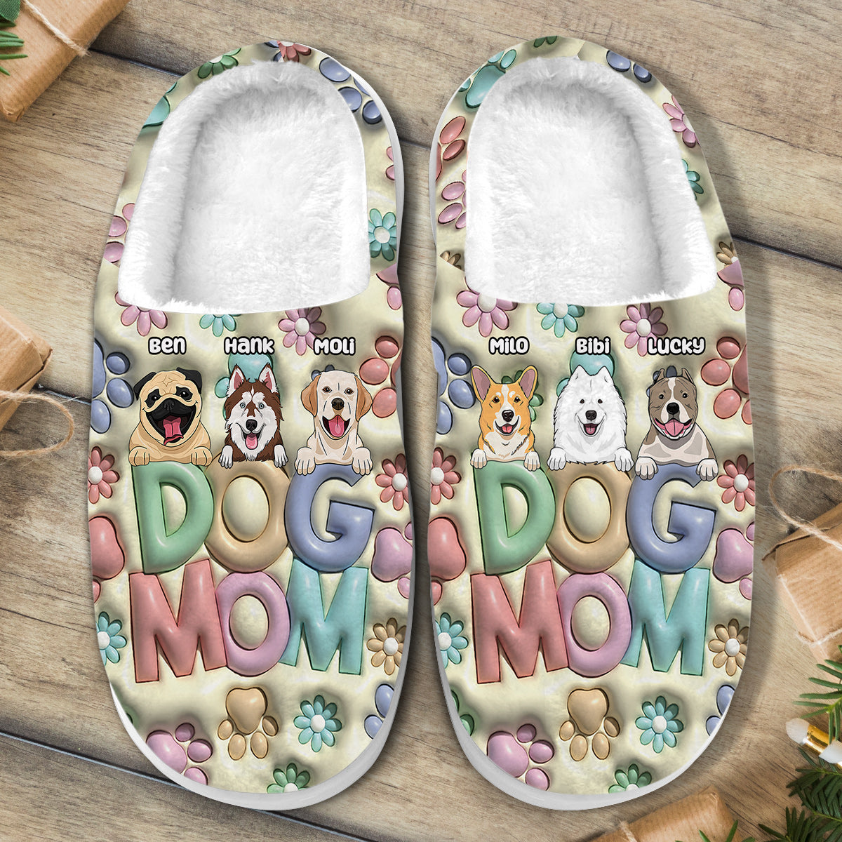 Hundemama – Personalisierte Hundepantoffeln