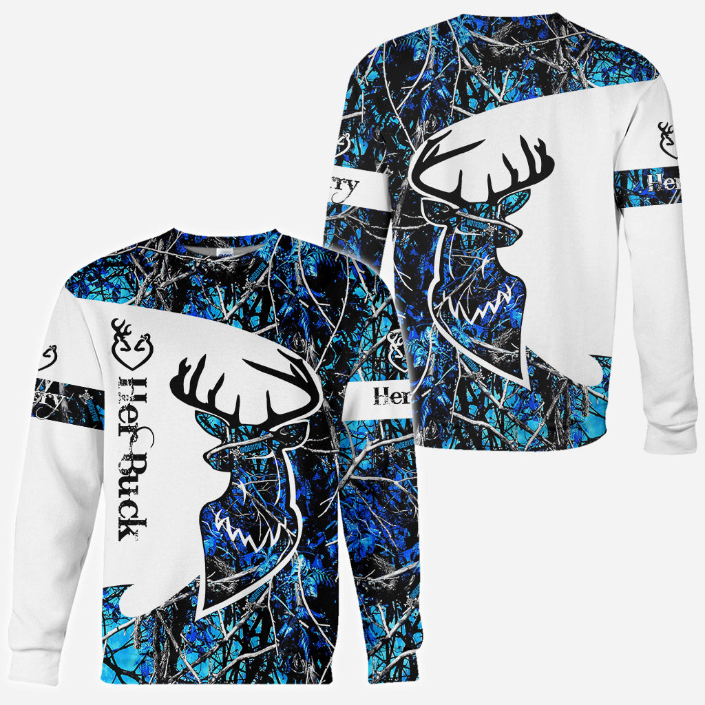 His Buck Her Doe - Personalized Hunting All Over Shirt