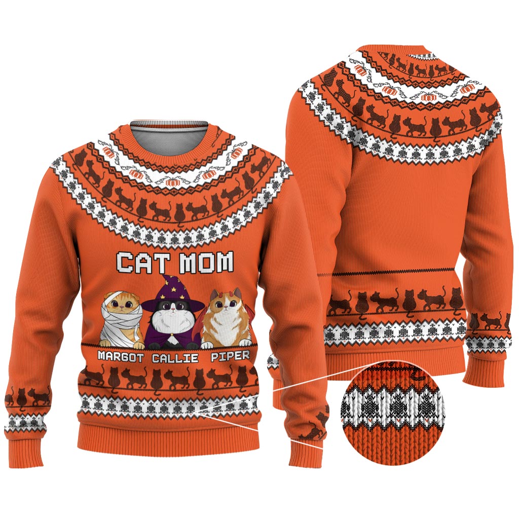 Maman Chat - Pull moche personnalisé pour chat
