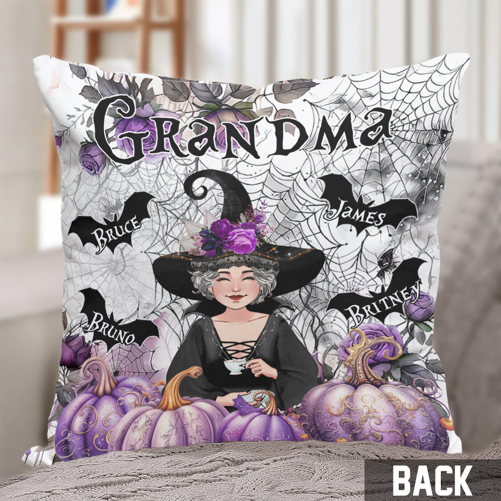 Coussin décoratif personnalisé « Grand-mère Sorcière »