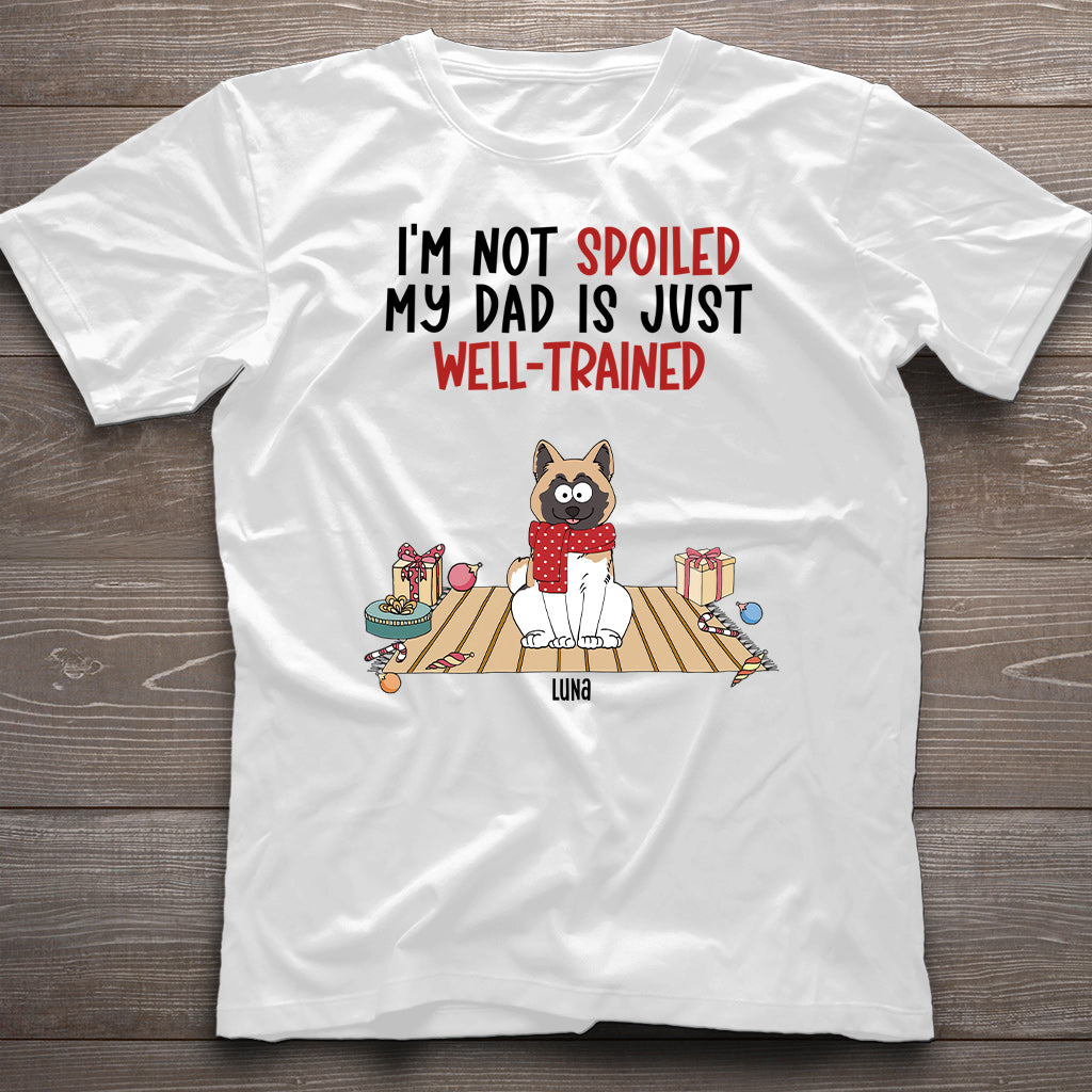 Well Trained Mom/Dad - Personalized Dog T-shirt And Hoodie
