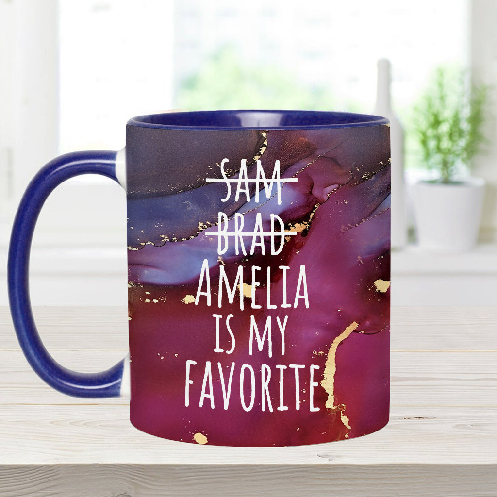 My Favorite Kid - Personalized Mother Accent Mug