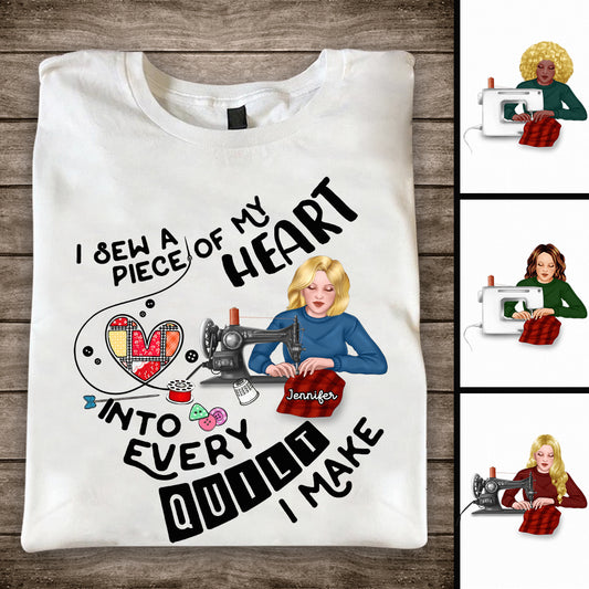 Ich nähe ein Stück meines Herzens – personalisiertes Näh-T-Shirt und Hoodie